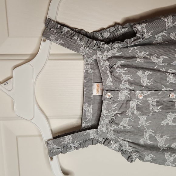 Gymboree Pinstriped Zebra Top Size 7 - Picture 5 of 9